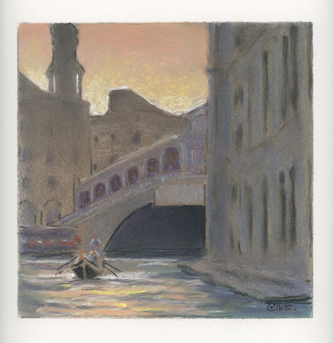 cr�puscule sur le Rialto