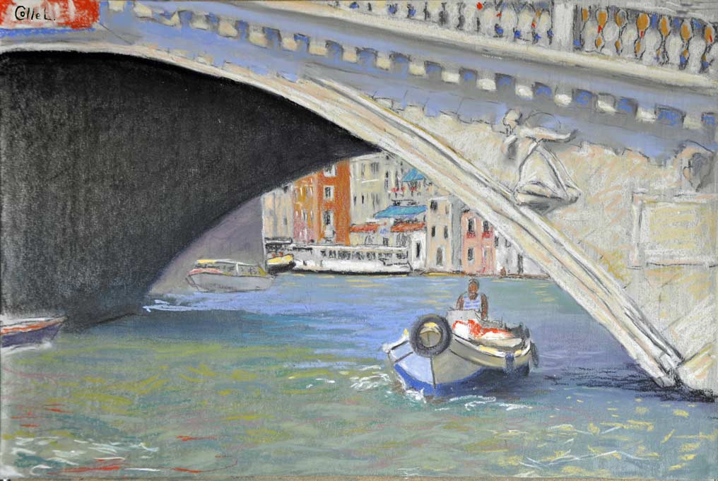 Venise, en passant sous le Rialto