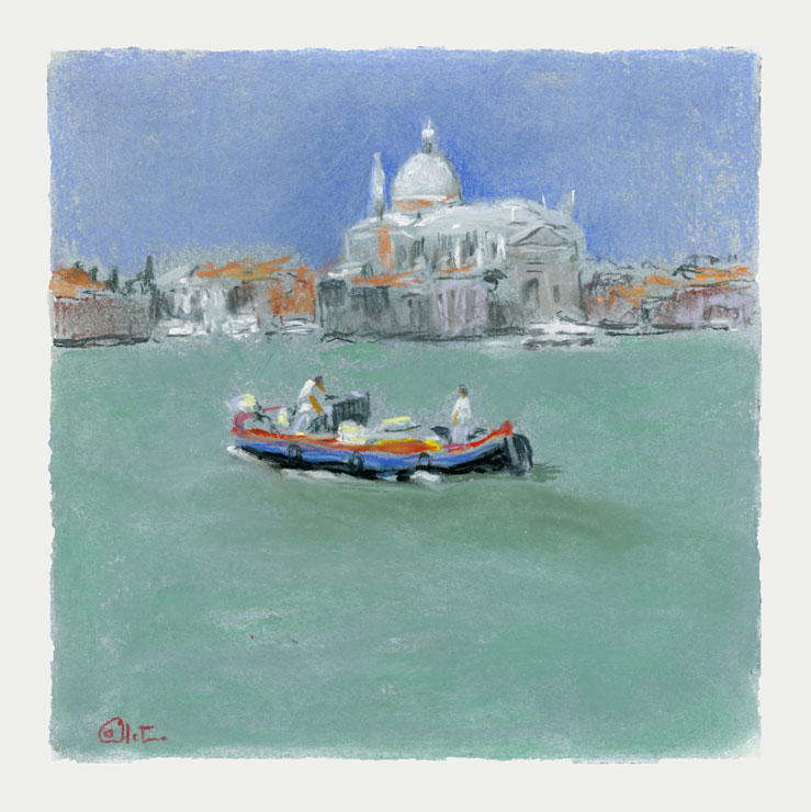 Venise, la p�niche � la Salute