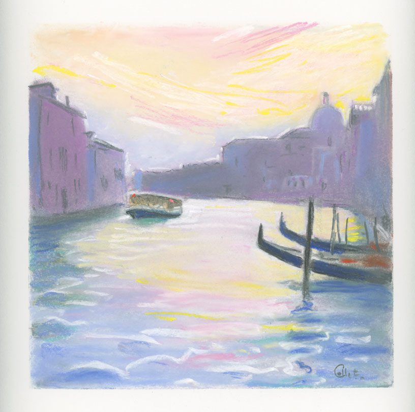 venise, un soir sur le Grand Canal