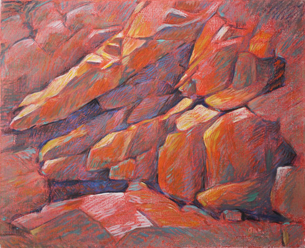 rochers rouges