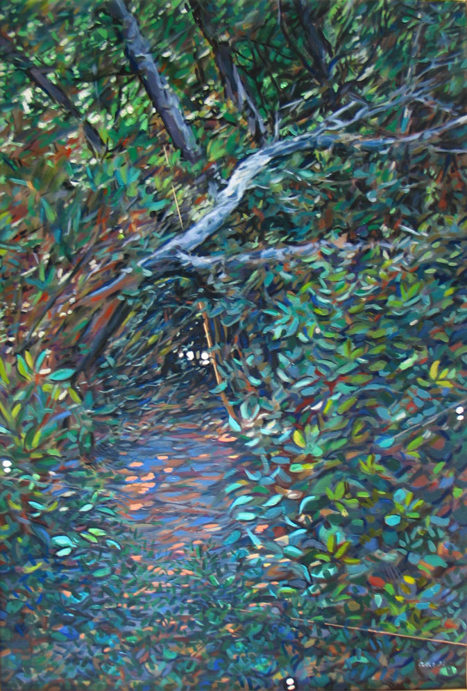 abri sous les arbres
