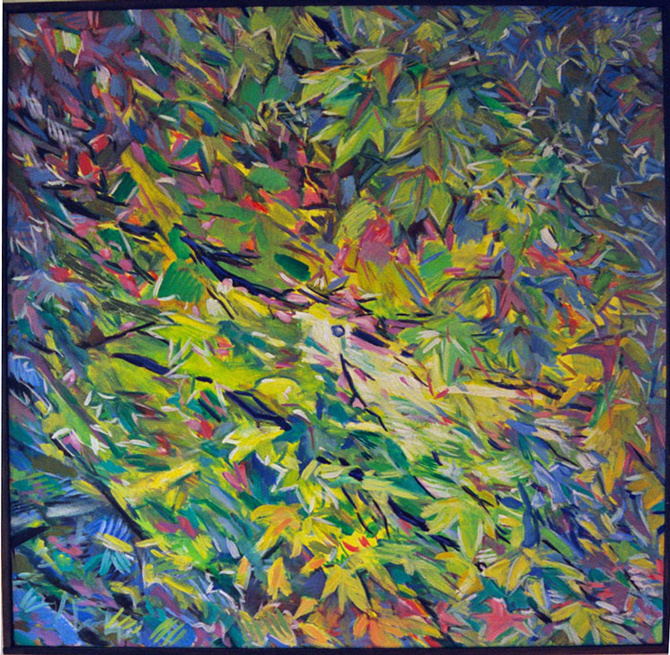 horloge de feuilles