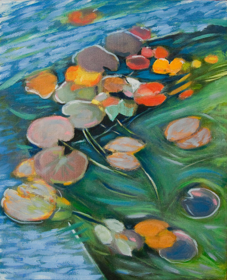 n�nuphards peinture huile