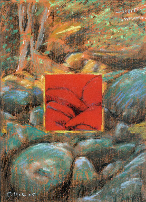 rochers et carr&eacute; rouge