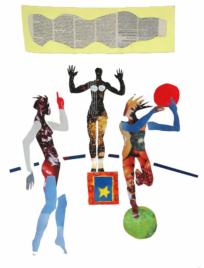 cirque et nuage, collage
