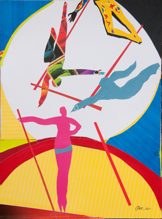 cirque, acrobates sous les projecteurs