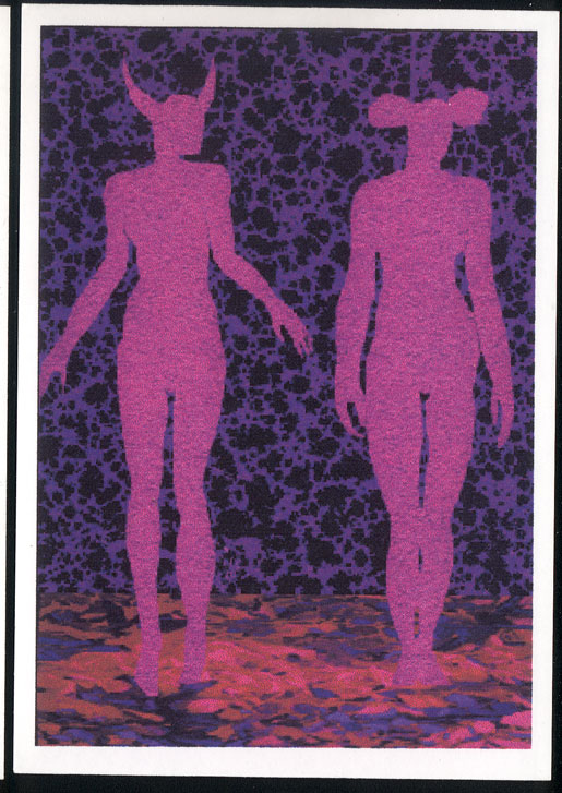 diable et lutine collagee