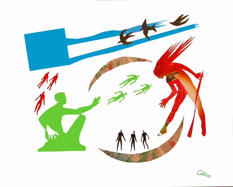 Pr�sage, collage