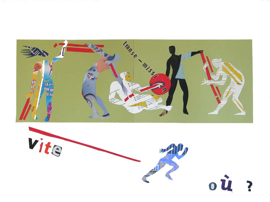 transe-mission, collage